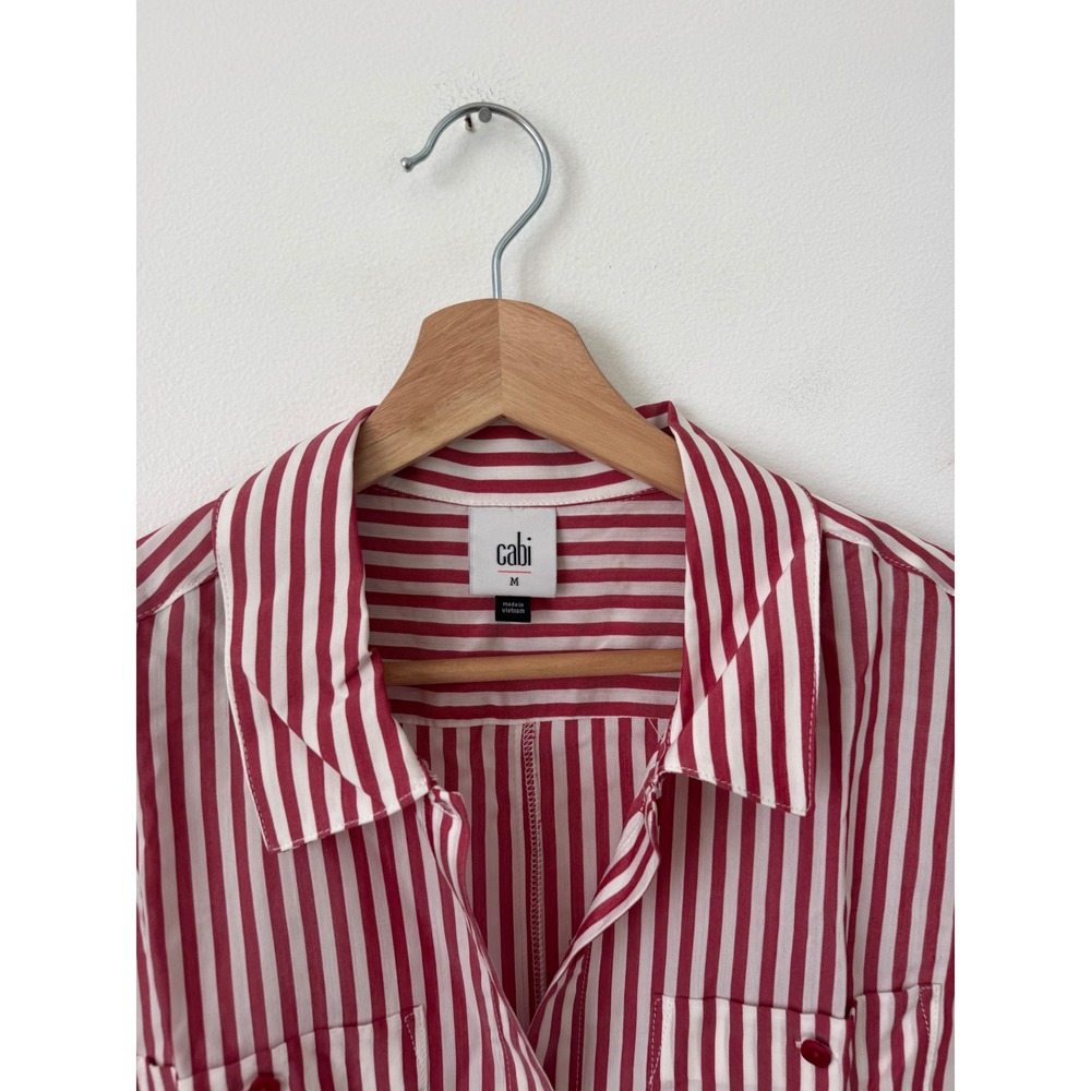 Cabi Sunstripe Top – Red & White Stripes – Women's Medium – NWOT - Picture 3 of 5